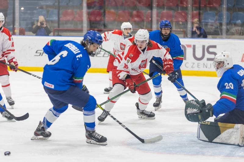 Ice Hockey. U20 World Championship Division 1B. Ukraine - Poland. 16.12.2022