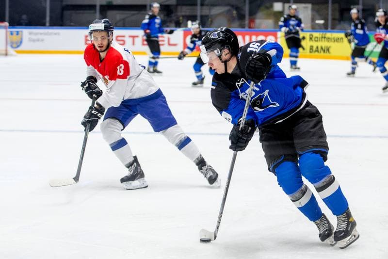 Ice Hockey. World Championship Division 1 Group B. Estonia - Serbia. 30.04.2022
