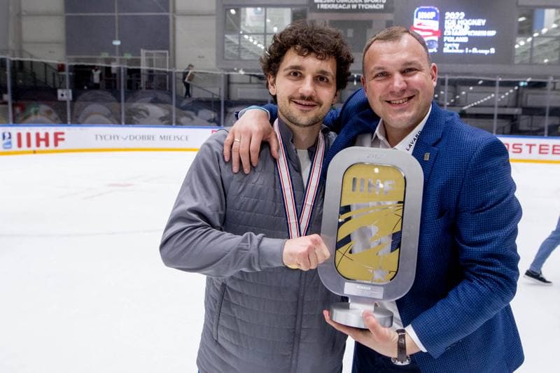 Ice Hockey. World Championship Division 1 Group B. Estonia - Ukraine. 01.05.2022