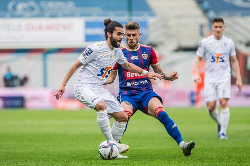 Football. PKO BP Ekstraklasa. Piast Gliwice - Lech Poznan. 08.05.2022