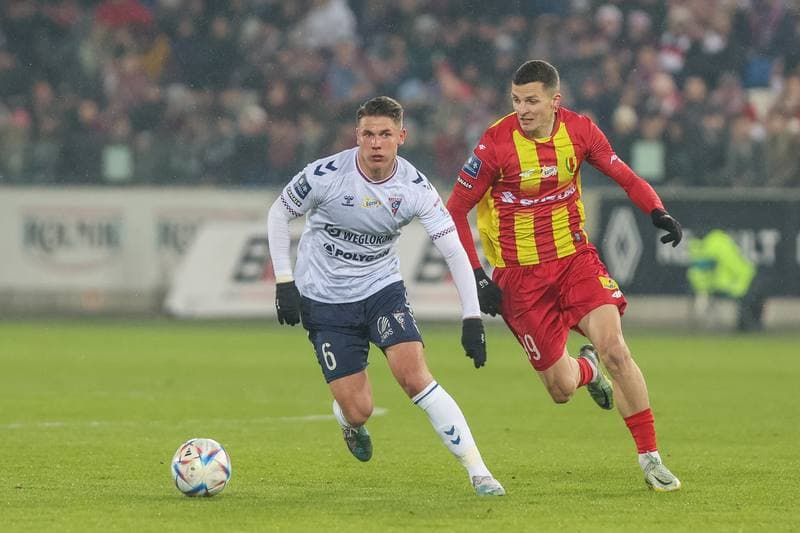 Football. PKO BP Ekstraklasa. Gornik Zabrze - Korona Kielce. 06.04.2023