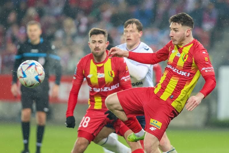 Football. PKO BP Ekstraklasa. Gornik Zabrze - Korona Kielce. 06.04.2023