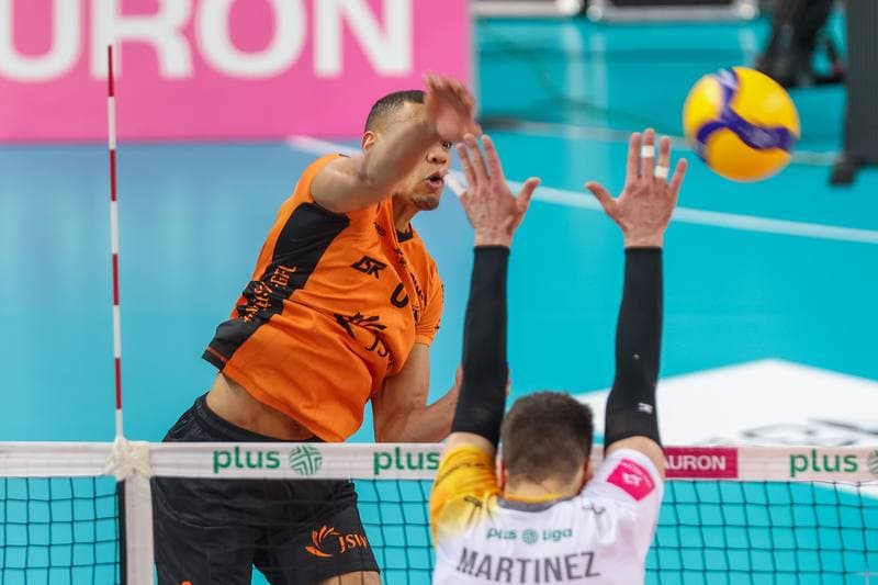 Volleyball. PlusLiga. Jastrzebski Wegiel - Trefl Gdansk. 09.04.2023