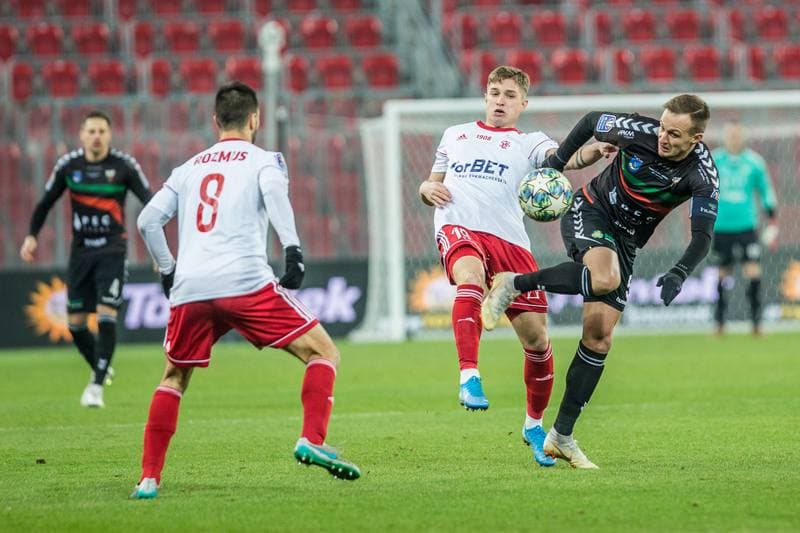 Football. Totolotek Puchar Polski. GKS Tychy - LKS Lodz. 04.12.2019