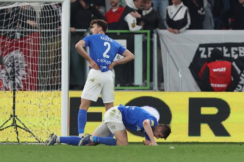 Football. Fortuna I Liga. Zaglebie Sosnowiec - Ruch Chorzow. 15.04.2023