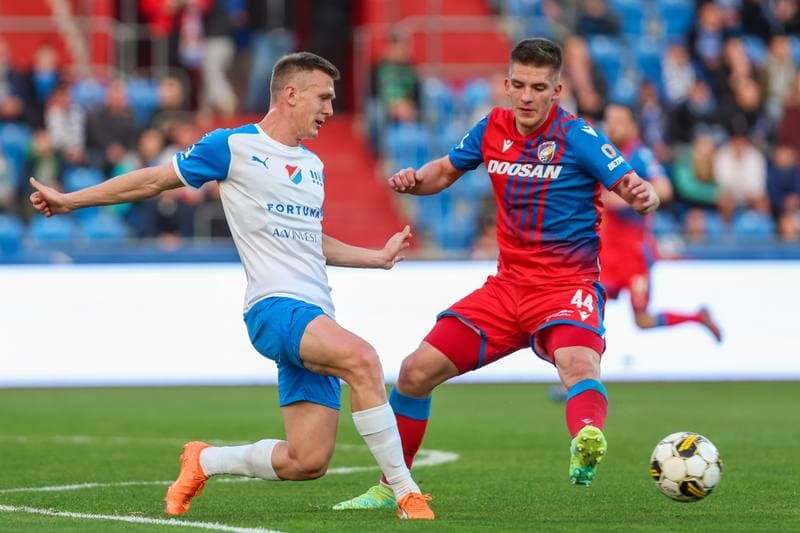 Football. Fortuna:Liga. Banik Ostrava - Viktoria Plzen. 16.04.2023