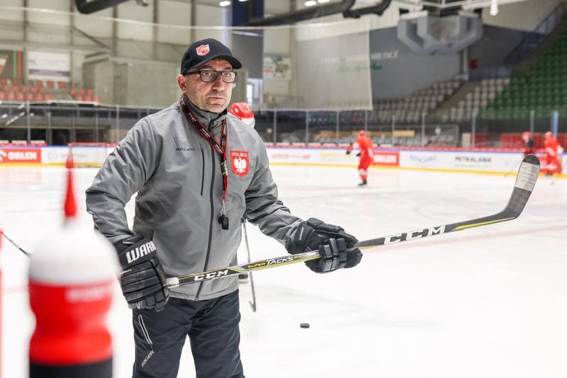 Ice Hockey. Poland national team. Training. 24.04.2023