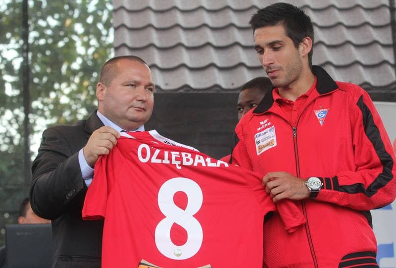 Football. Gornik Zabrze. Press Conference. 14.08.2012