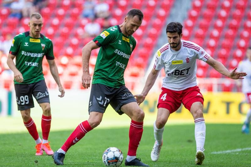 Football. Fortuna I Liga. GKS Tychy - LKS Lodz. 24.07.2022