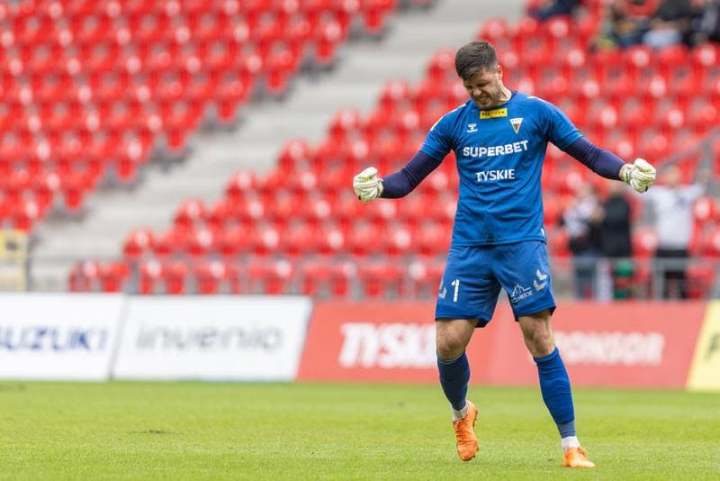 Football. Fortuna I Liga. GKS Tychy - Gornik Leczna. 29.04.2023