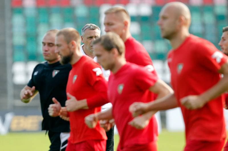 Football. Zaglebie Sosnowiec. Training. 16.10.2018