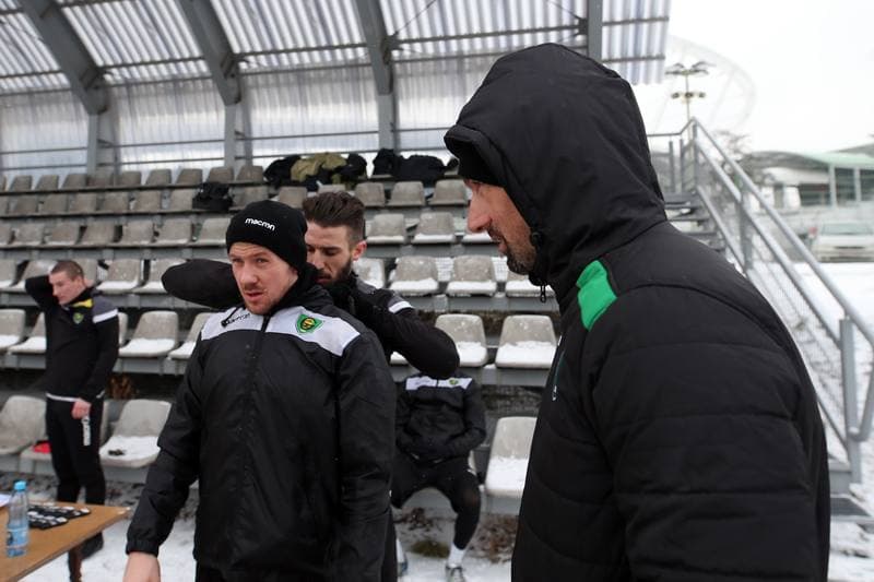 Football. Sparing. GKS Katowice - Fotbal Trinec. 25.01.2019