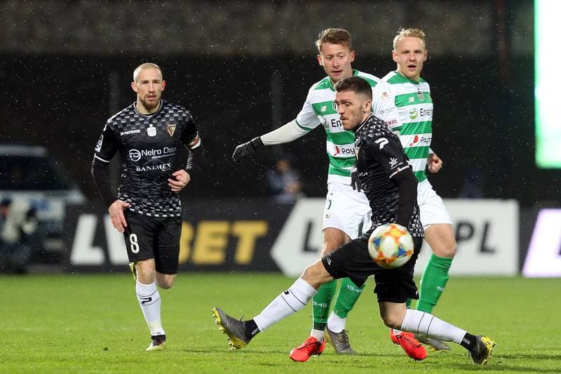 Football. Lotto Ekstraklasa. Zaglebie Sosnowiec - Lechia Gdansk. 16.03.2019