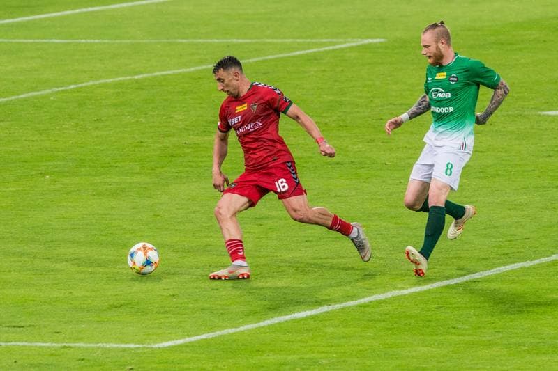 Football. Fortuna I Liga. Zaglebie Sosnowiec - Radomiak Radom. 17.06.2020