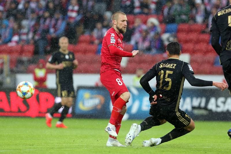Football. Lotto Ekstraklasa. Gornik Zabrze - Zaglebie Sosnowiec. 29.04.2019