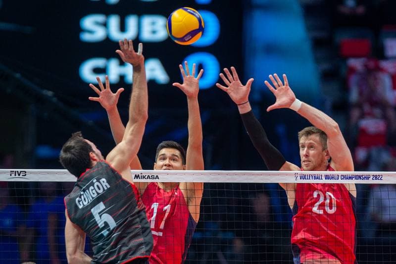 Volleyball. FIVB Men's World Championship. USA - Turkey. 04.09.2022