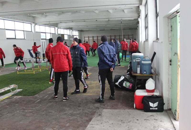 Football. Gornik Zabrze. Training. 05.07.2012