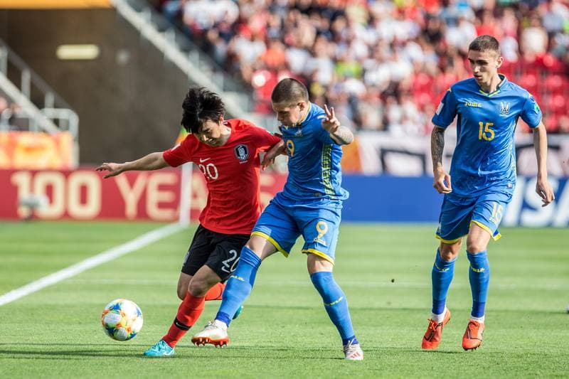 Football. FIFA U-20 World Cup. Ukraine - Korea Republic. 15.06.2019
