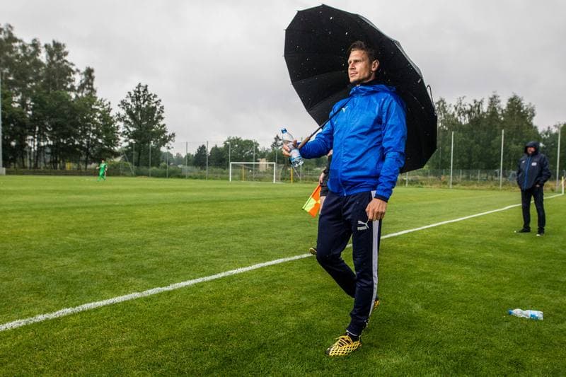Football. Sparing. LKS Goczalkowice Zdroj - Wieczysta Krakow. 11.07.2020