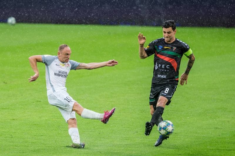 Football. Fortuna I Liga. GKS Tychy - Puszcza Niepolomice. 11.07.2020