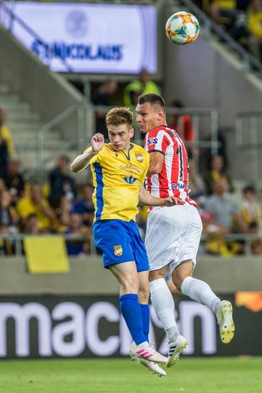 Football. UEFA Europa League. DAC 1904 Dunajska Streda - Cracovia Krakow. 11.07.2019