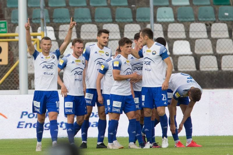 Football. Fortuna I Liga. Zaglebie Sosnowiec - Stal Mielec. 17.07.2020