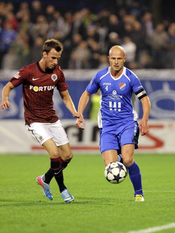 Football. Gambrinus Liga. Banik Ostrava - Sparta Prague. 20.04.2013