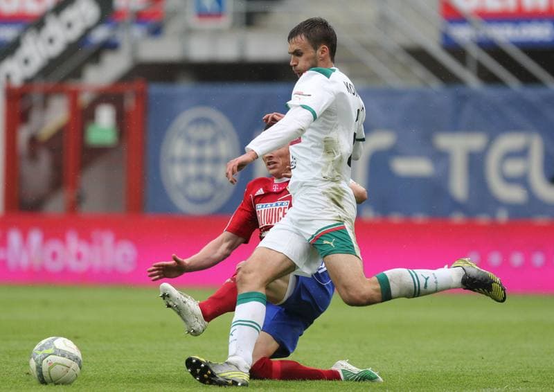 Football. T-mobile Ekstraklasa. Piast Gliwice - Slask Wroclaw. 12.05.2013
