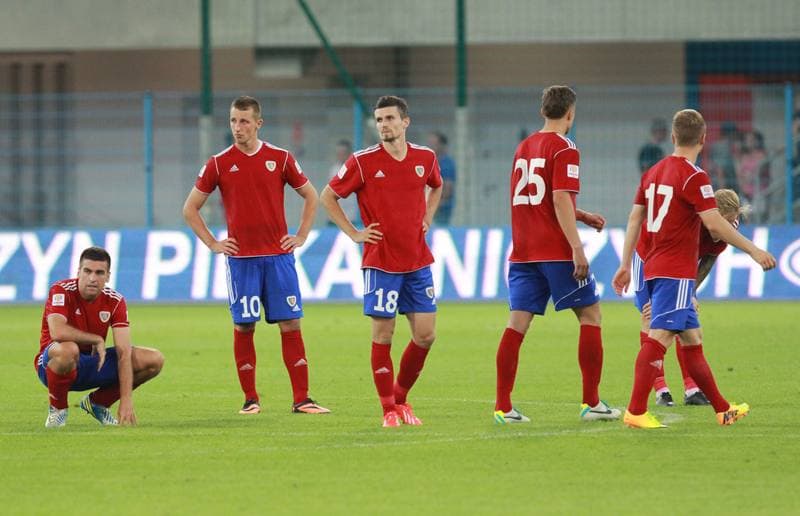 Football. Polish Cup. Piast Gliwice - Zaglebie Lubin. 18.08.2013
