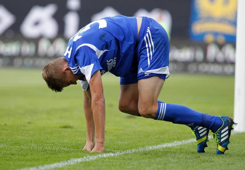Football. T-Mobile Ekstraklasa. Ruch Chorzow - Gornik Leczna. 27.07.2014