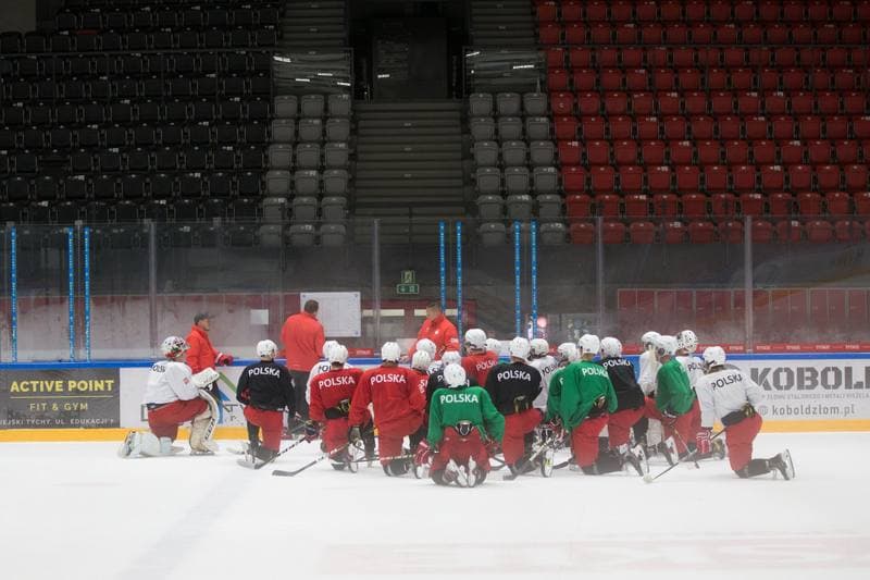 Ice Hockey. Poland U20. Training. 02.11.2020