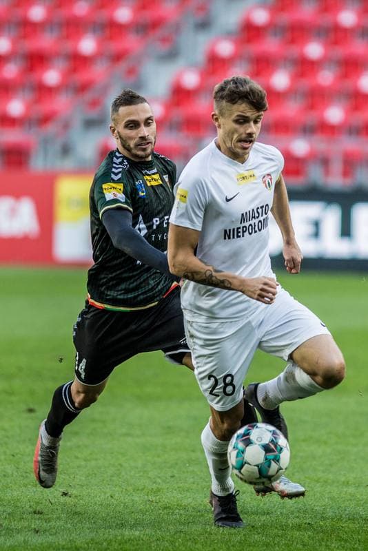 Football. Fortuna I Liga. GKS Tychy - Puszcza Niepolomice. 08.11.2020