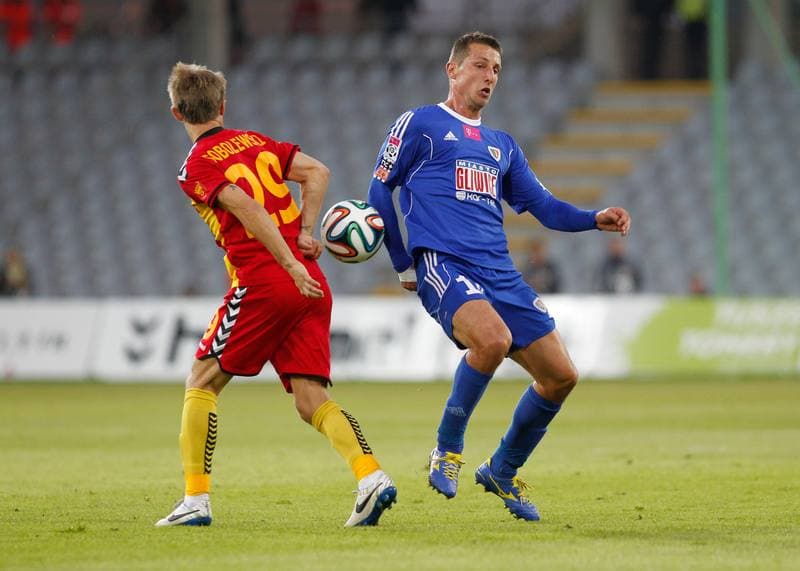 Football. T-Mobile Ekstraklasa. Korona Kielce - Piast Gliwice. 26.09.2014