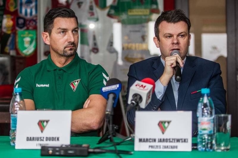 Football. Zaglebie Sosnowiec. Press Conference. 14.01.2020