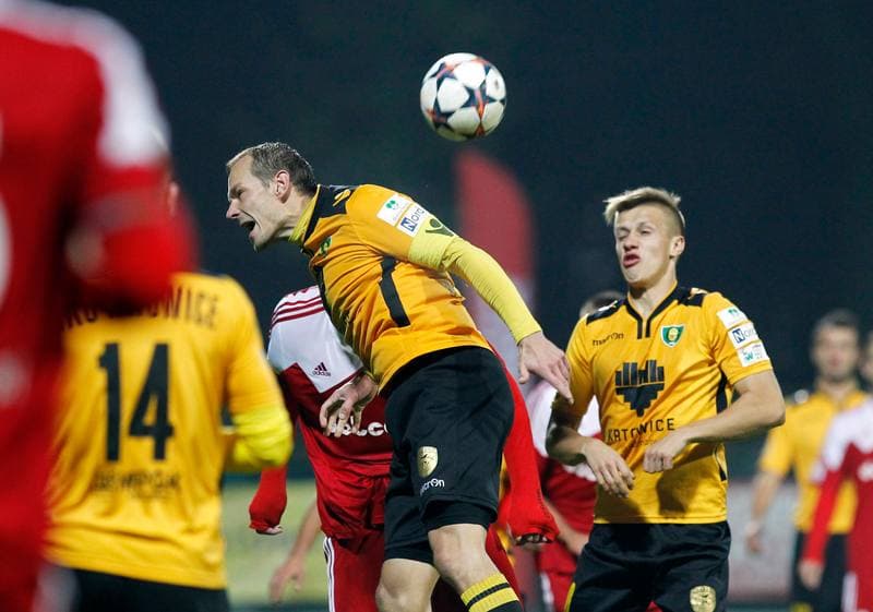Football. I Liga. GKS Katowice - Dolcan Zabki. 25.10.2014