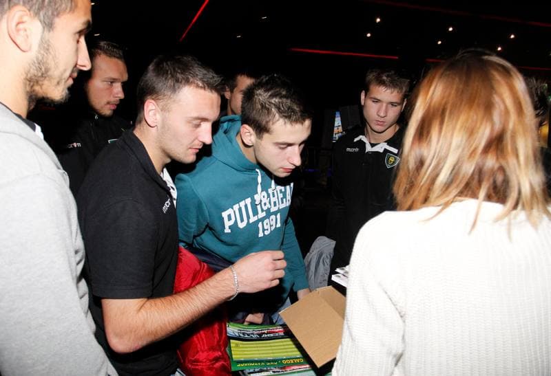 Football. GKS Katowice. Press Conference. 23.11.2014