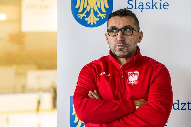 Ice Hockey. Poland national team. Press Conference. 15.12.2020