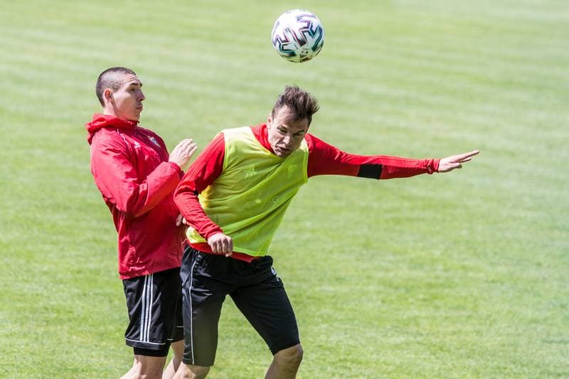 Football. Gornik Zabrze. Training. 12.05.2020