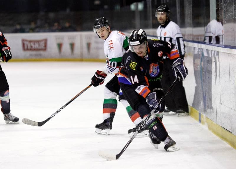 Ice Hockey. Polska Hokej Liga. GKS Tychy - Ciarko KH Sanok. 23.01.2015
