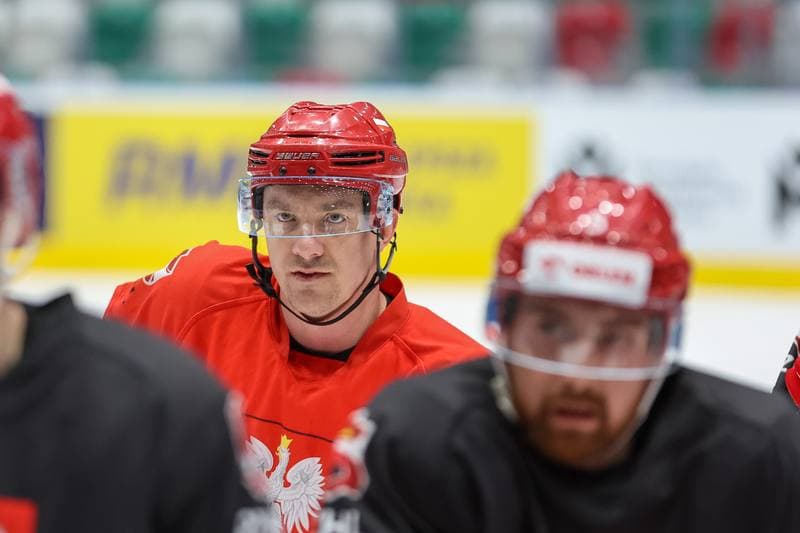 Ice Hockey. Poland national team. Training. 08.11.2023