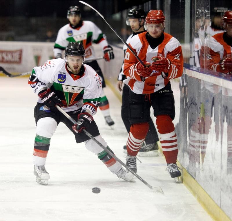 Ice Hockey. Polska Hokej Liga. GKS Tychy - Comarch Cracovia Krakow. 30.01.2015