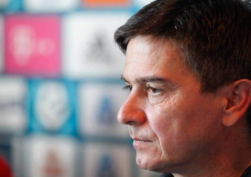 Football. Ruch Chorzow. Press Conference. 12.02.2015
