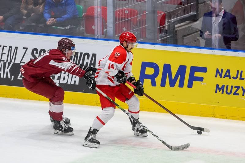 Ice Hockey. Euro Ice Hockey Challenge. Poland - Latvia. 10.11.2023