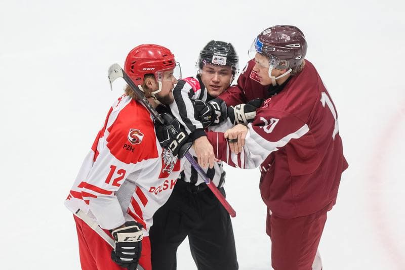 Ice Hockey. Euro Ice Hockey Challenge. Poland - Latvia. 10.11.2023