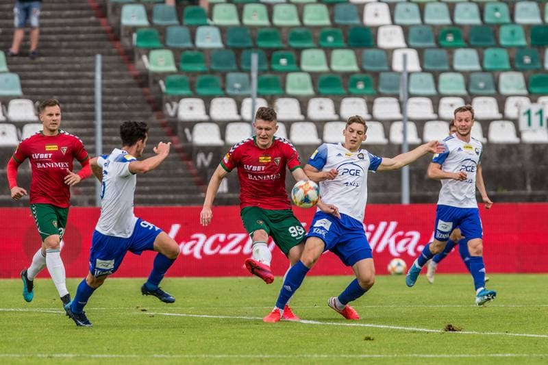 Football. Fortuna I Liga. Zaglebie Sosnowiec - Stal Mielec. 17.07.2020
