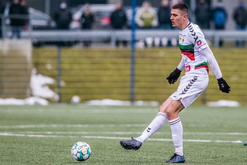 Football. Sparing. GKS Tychy - Fotbal Trinec. 23.01.2021