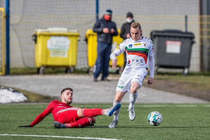 Football. Sparing. GKS Tychy - Fotbal Trinec. 23.01.2021