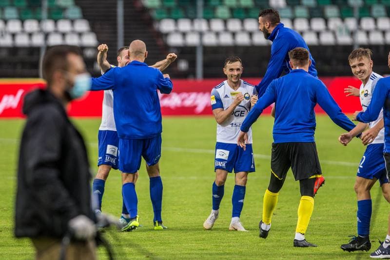 Football. Fortuna I Liga. Zaglebie Sosnowiec - Stal Mielec. 17.07.2020