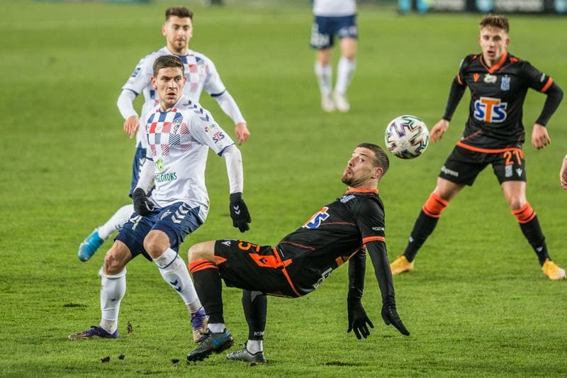 Football. PKO BP Ekstraklasa. Gornik Zabrze - Lech Poznan. 30.01.2021