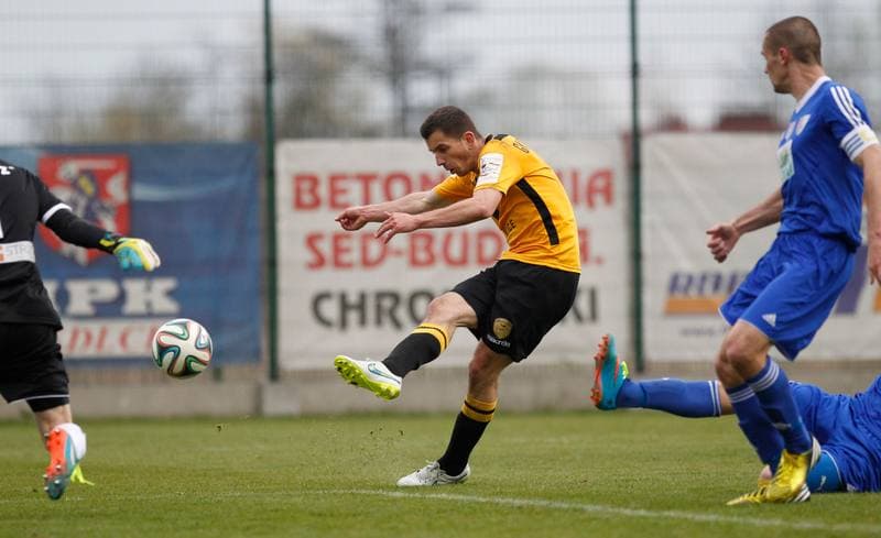Football. I Liga. Pogon Siedlce - GKS Katowice. 19.04.2015